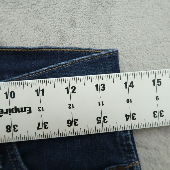 Madewell Jeans Women's Size 26 Blue 10" High-Rise Skinny Denim 26.5" Inseam - Picture 4 of 16